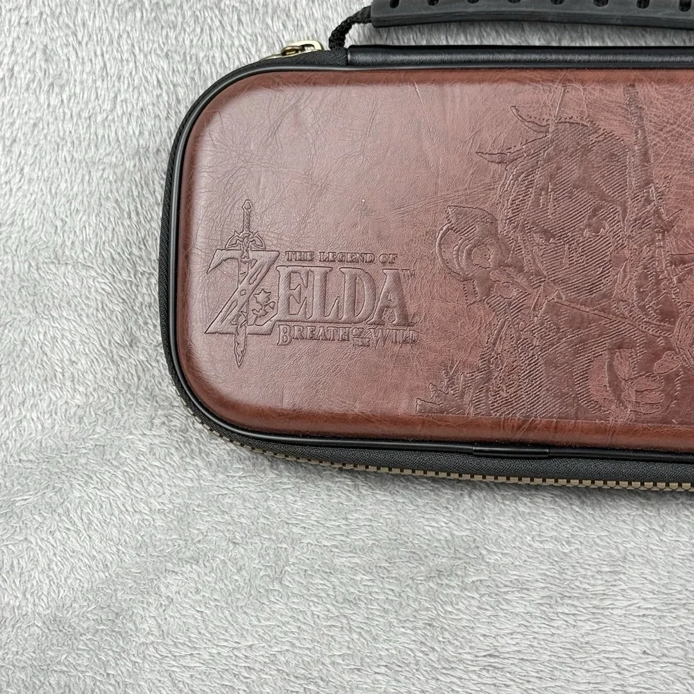 Nintendo Switch Lite Zelda Breath of the Wild Brown & Black Hard Travel Case